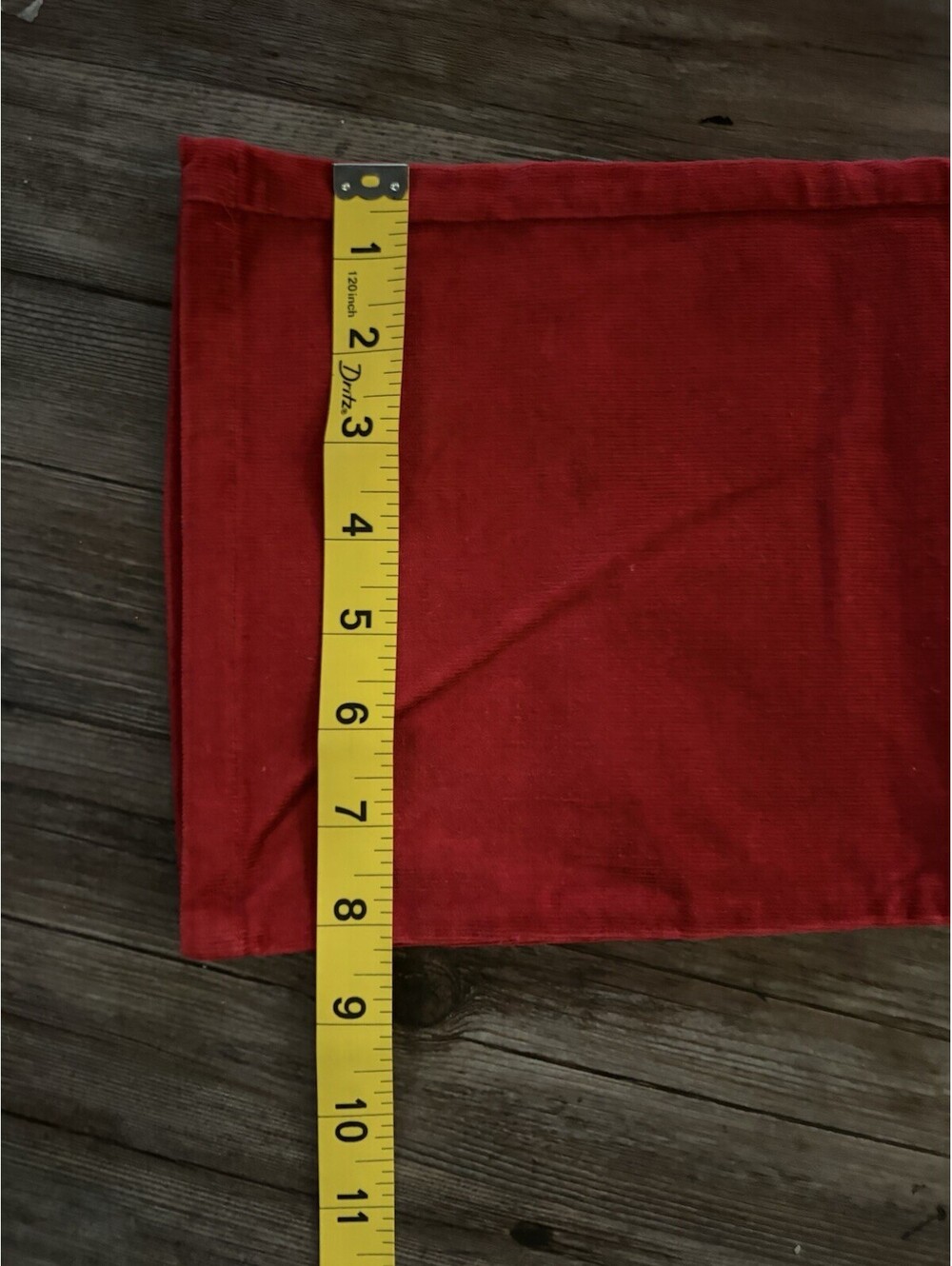 Vtg Rip Curl Girl Womens 7 Red Low Rise Corduroy Flare Pants - Picture 6 of 6